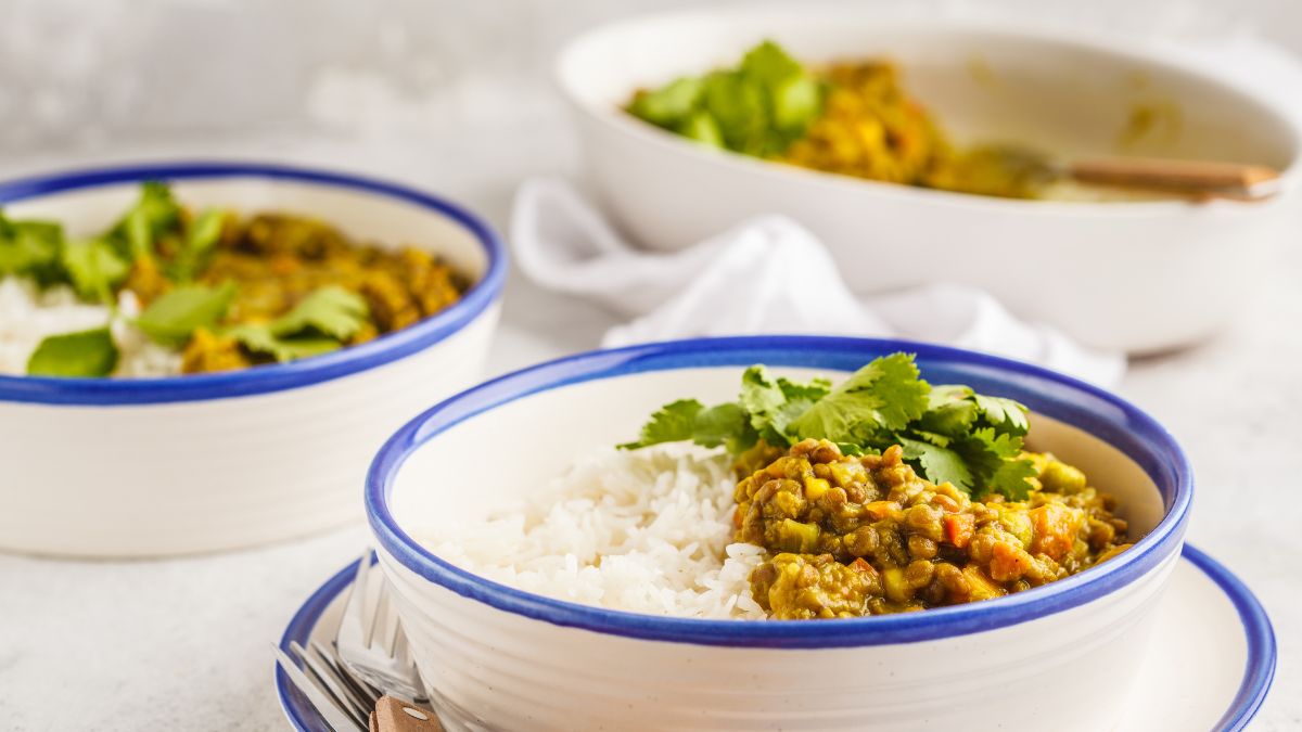 Garlic and Ginger Lentil Curry