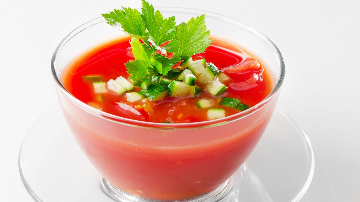 Tomato Cucumber Gazpacho