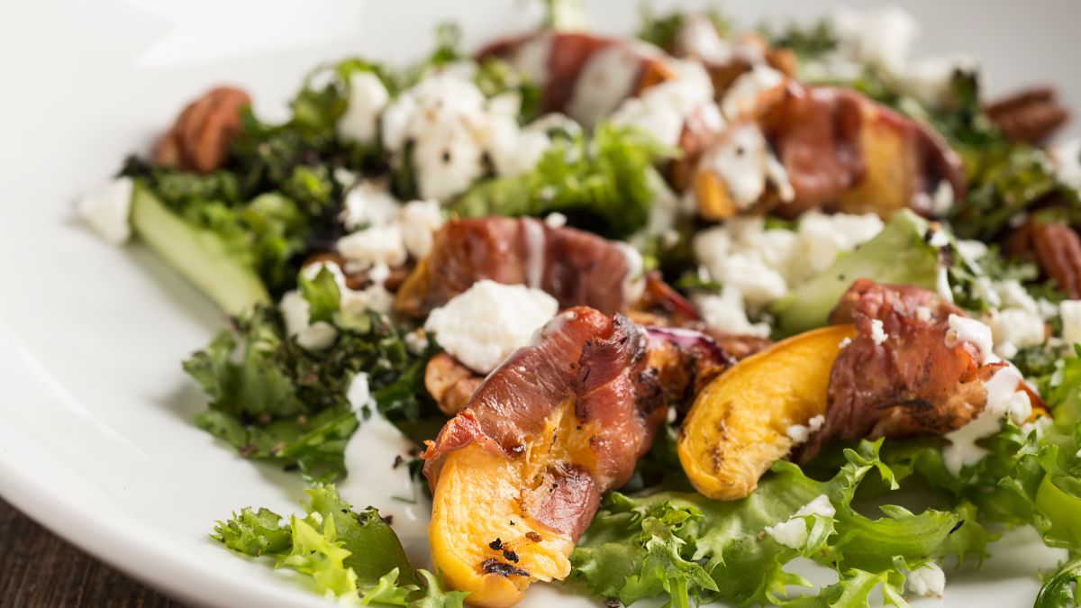 Grilled Peach Salad Variations