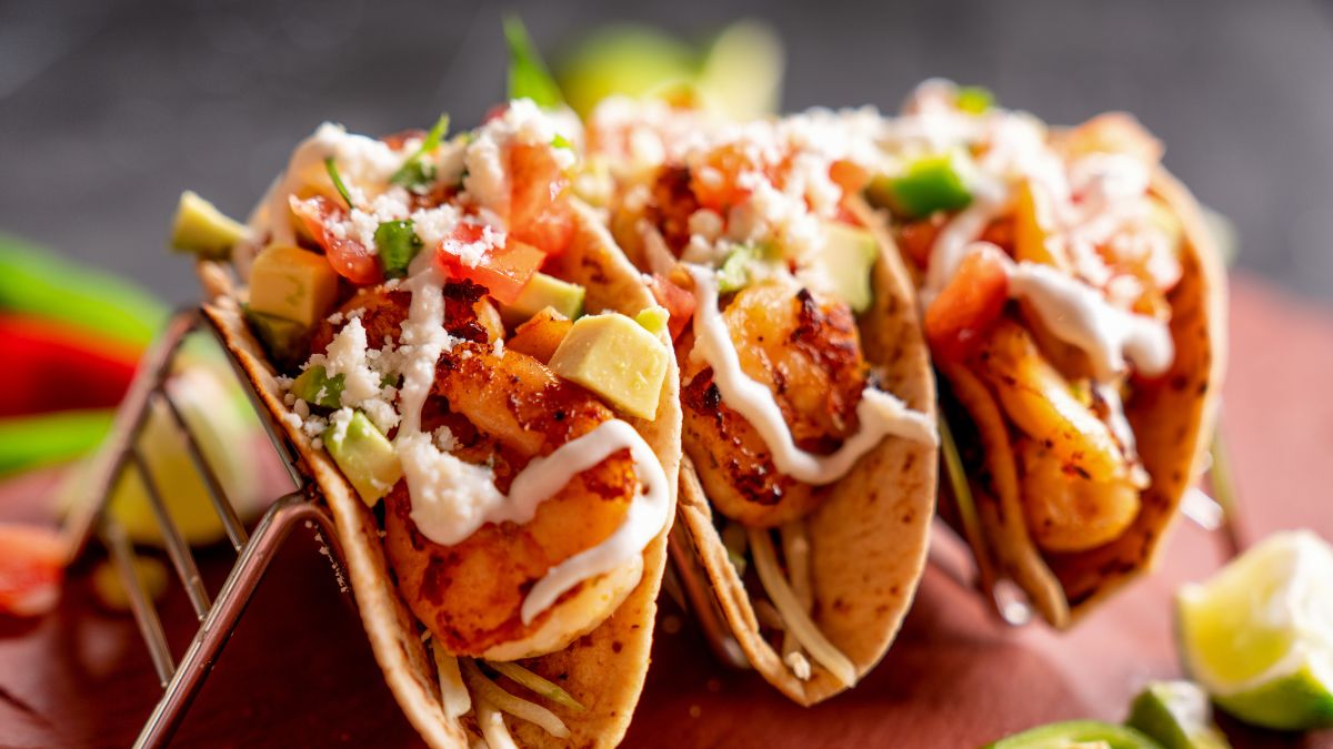 Ginger Lime Prawn Tacos