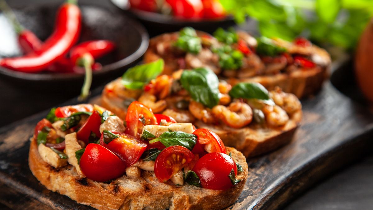 Tomato Basil Bruschetta Recipe