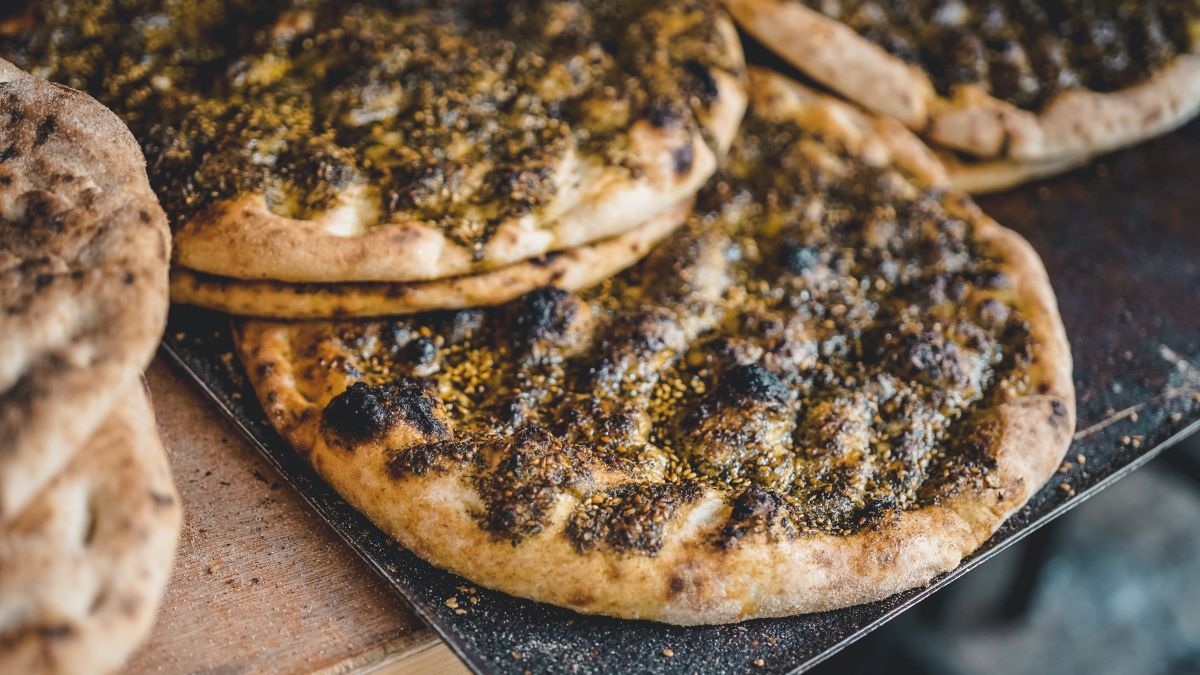 Za'atar Garlic Flatbread