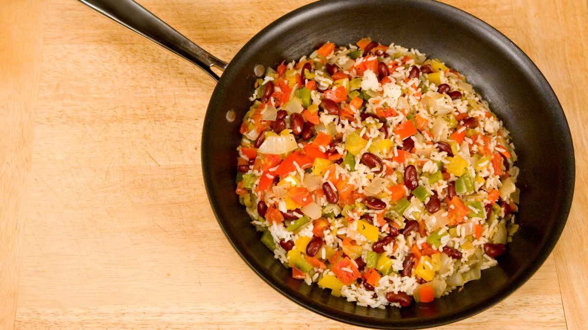 Bean and Rice Skillet