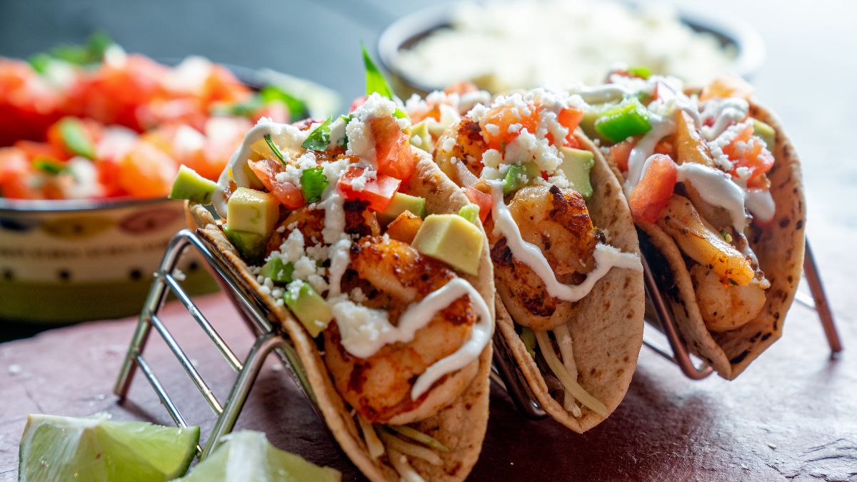 Ginger Lime Prawn Tacos