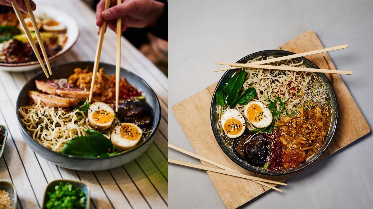 Quick Garlic Ramen Bowls
