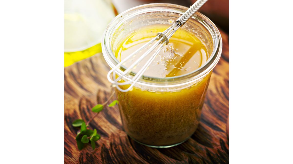 Preparing Zesty Ginger Garlic Dressing