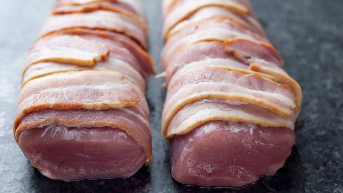 Christmas Eve Dinner: Roasted Bacon Wrapped Pork Tenderloin