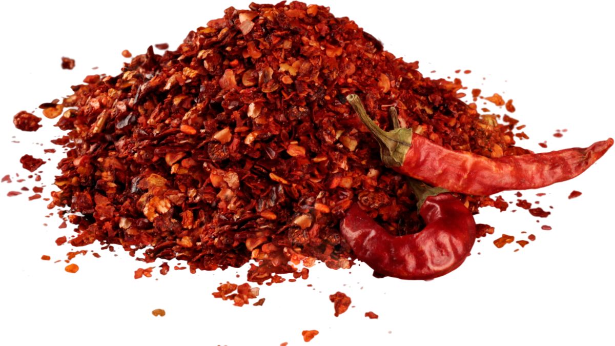 Garlic chili oil served with noodles