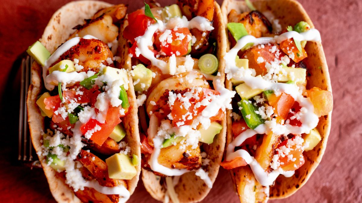 Ginger Lime Prawn Tacos