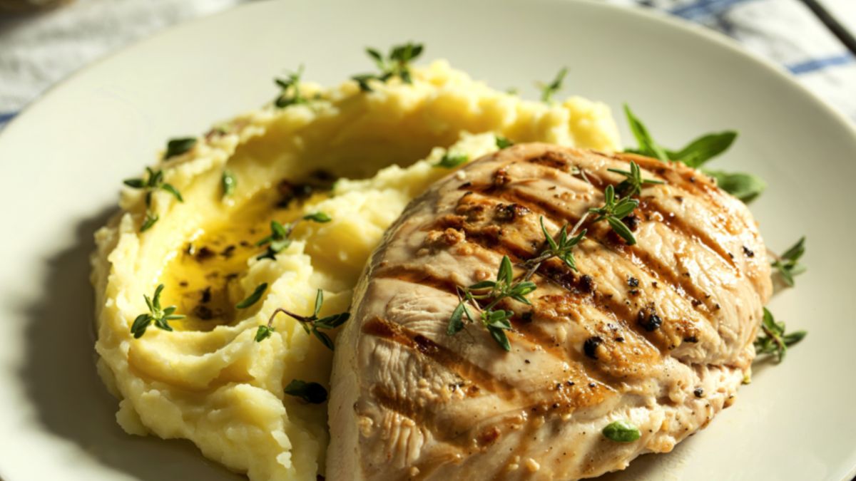 Roasted Garlic Turnip Mash