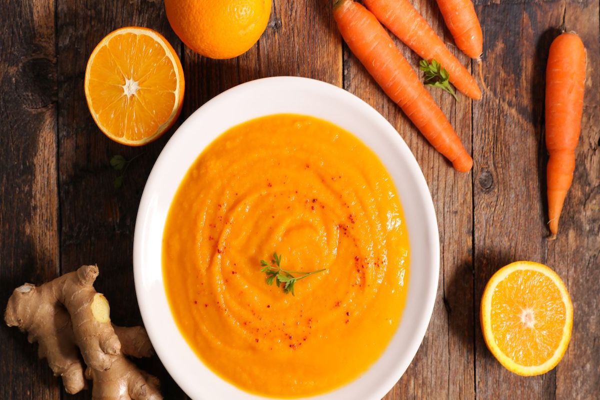 Healthy Post-Thanksgiving Soup: Ginger Carrot Detox Soup